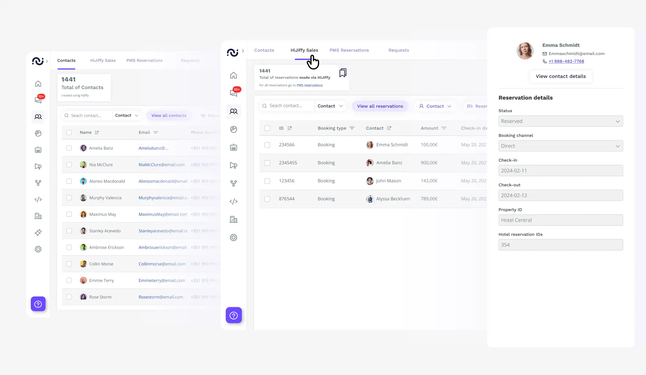 Contacts tickets new homepage [en]
