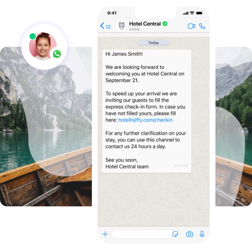 Digital check-in and loyalty program