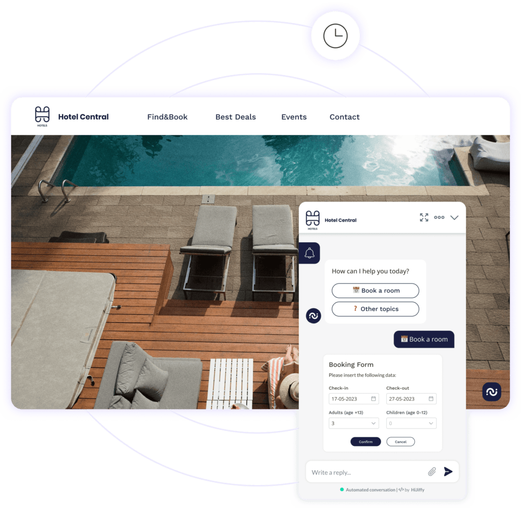 Quick to install and easy to use pre-stay phase