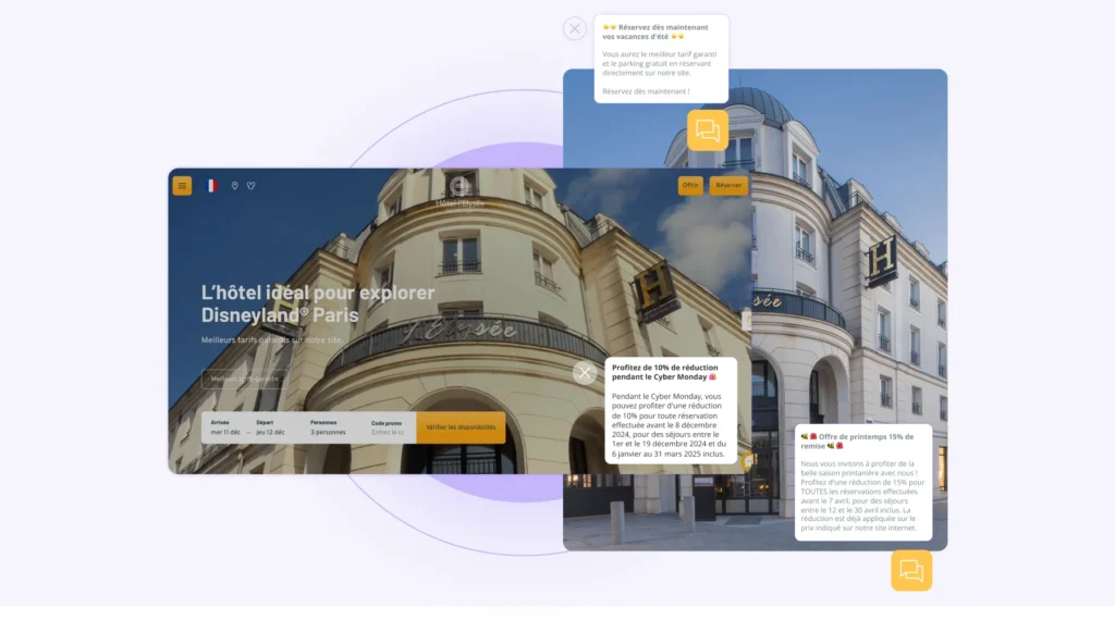 Type de chambre dans un hotel