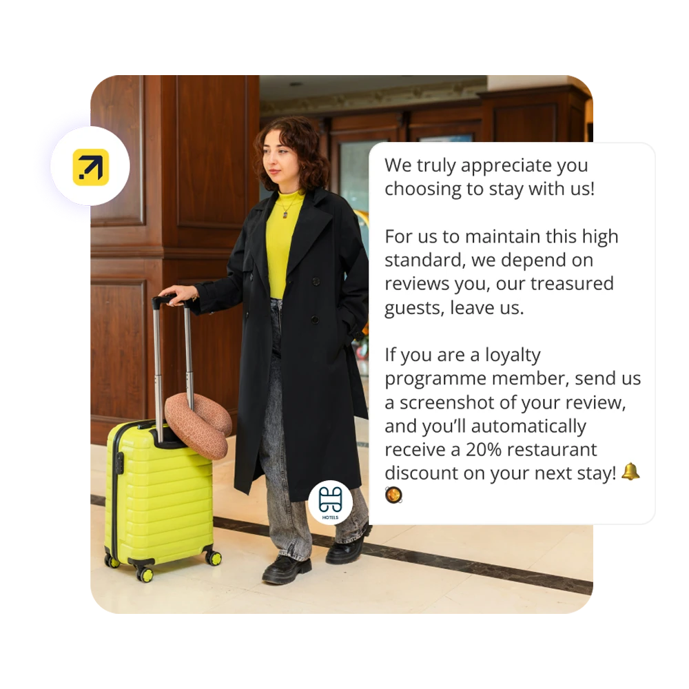 Ai automated expedia messaging