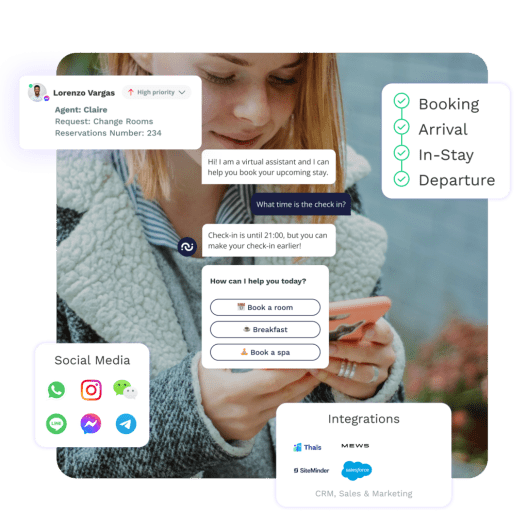 Guest journey main 2 live chat for hotels
