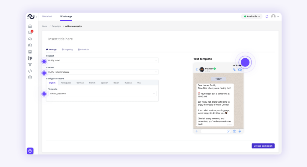 Campaigns wa checkcampaigns 1 campaigns