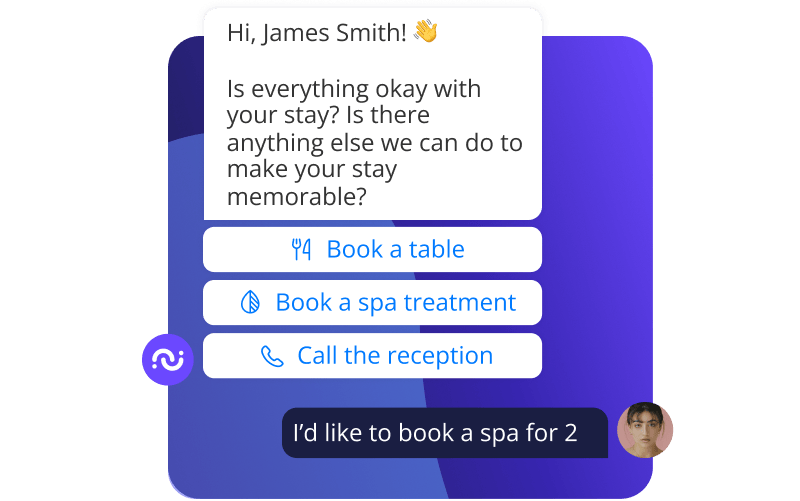 Upsell and cross sell campaigns guest messaging & communication