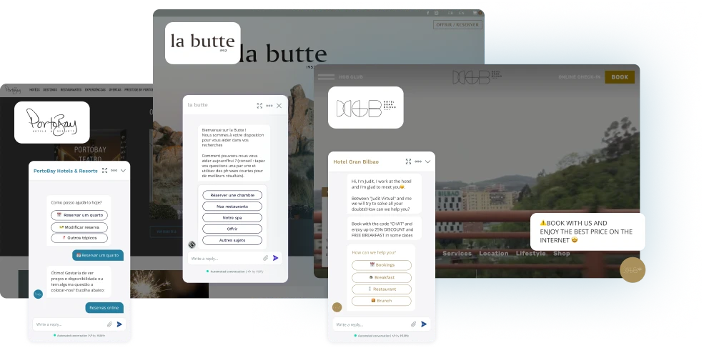 Case studies hotel chatbot