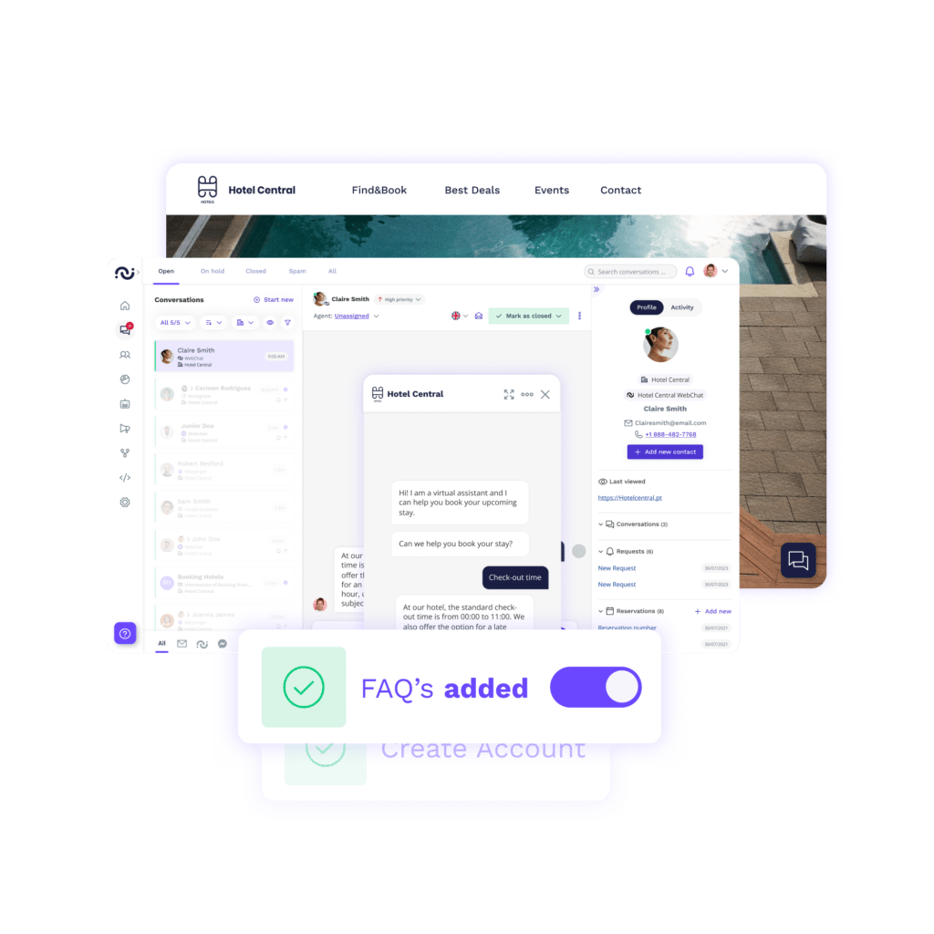 Landing page implementation of the solution premium support - fr