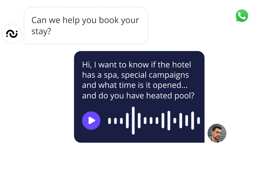 Voicetest hotel voicebot en