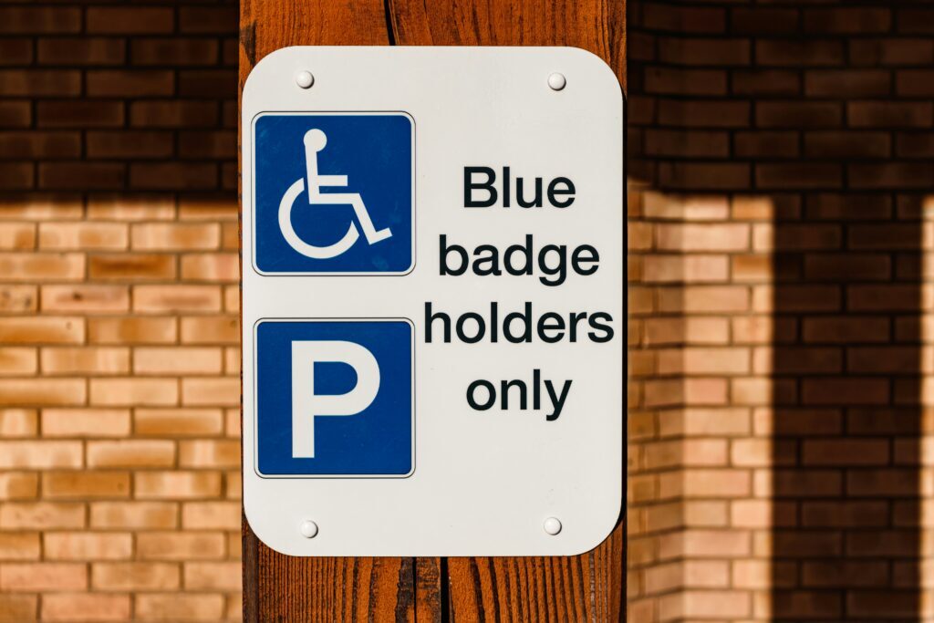 Accessible hotel parking