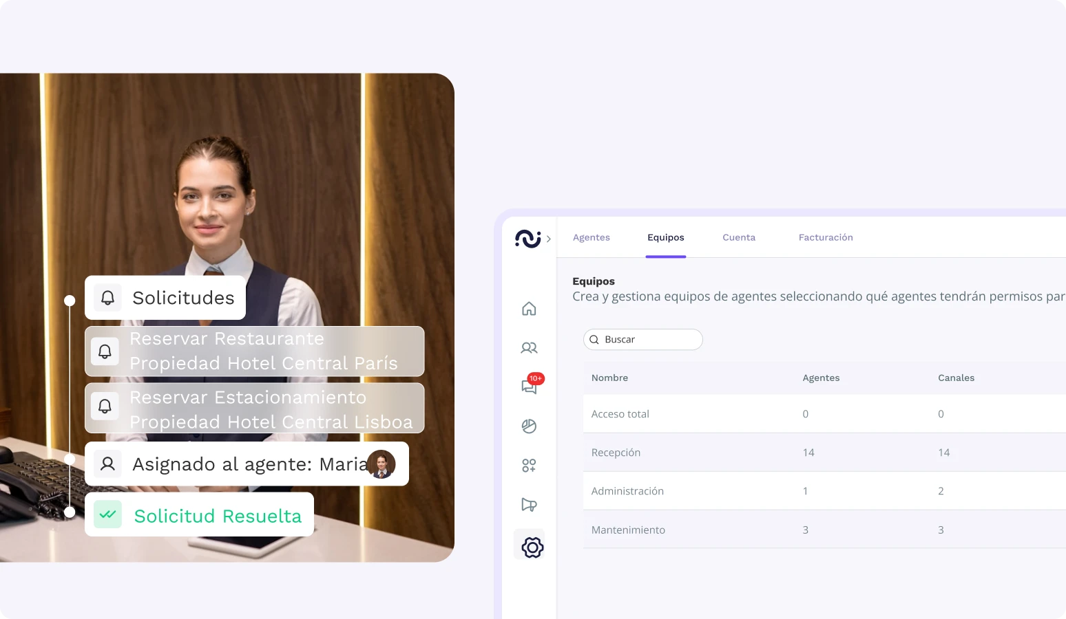 Agents teams team management es new homepage [es]