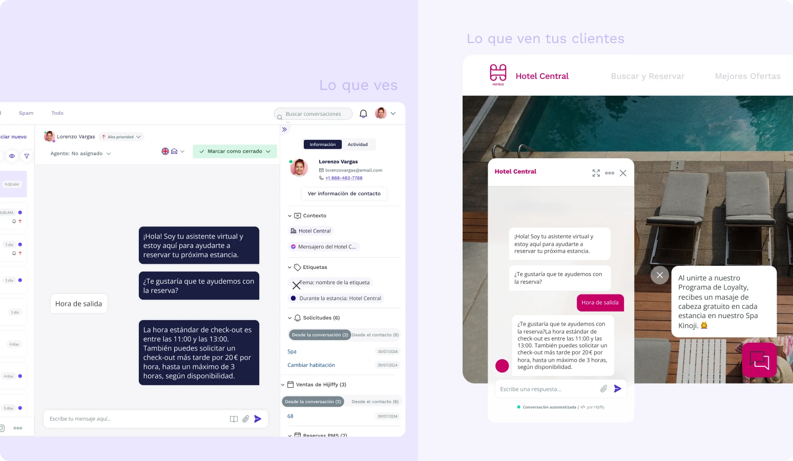 Webchat campaigns consolewebsite view es new homepage [es]