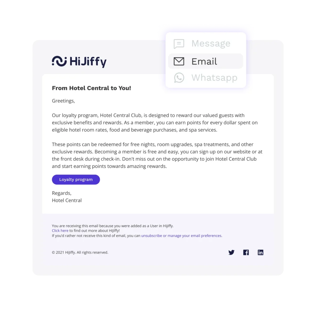 Channels email channels