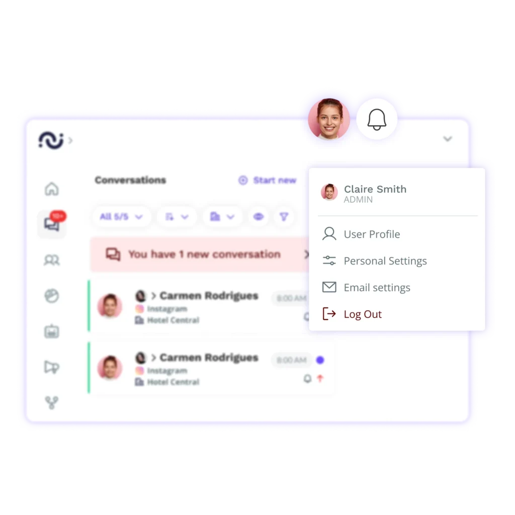 Multi property management custom team notifications boost teamwork and productivity es