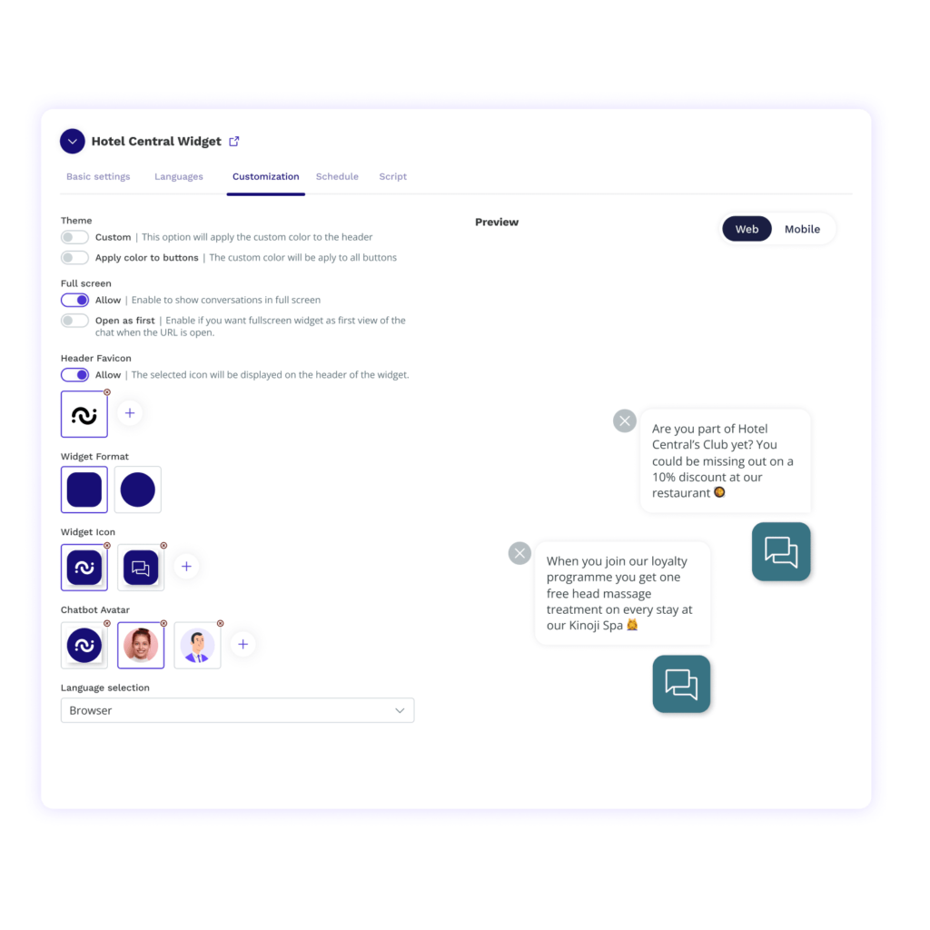 Multi property management custom widget campaigns boost teamwork and productivity es
