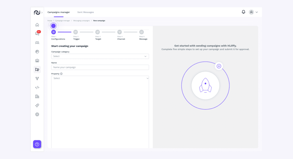 Configurations gestor de campañas